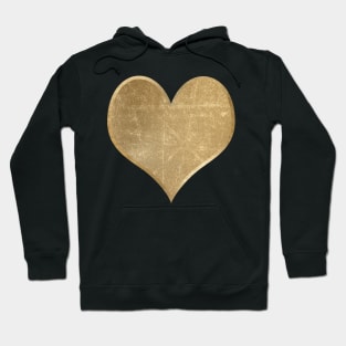 Heart - golden classic Hoodie